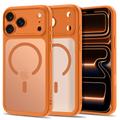 iPhone 17 Pro Max/18 Pro Max Tech-Protect MagPeak MagSafe CC Case - Matte Cosmic Orange