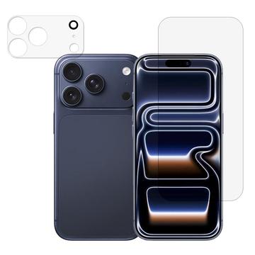 iPhone 17 Pro Max 2-in-1 Set Tempered Glass Screen Protector & Camera Lens