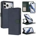 iPhone 17 Pro Max/18 Pro Max Detachable Wallet Case with MagSafe, RFID Protection & Hand Strap - Blue / Green