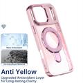 iPhone 17 Pro Max Glitter Hybrid Case with Kickstand - MagSafe Compatible - Pink