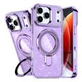 iPhone 17 Pro Max Glitter Hybrid Case with Kickstand - MagSafe Compatible