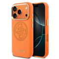 iPhone 17 Pro Max Guess Perforated 4G Logo Case - MagSafe Compatible - Orange
