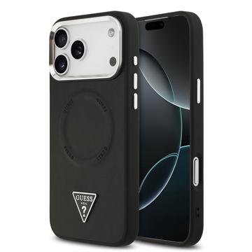 iPhone 17 Pro Max Guess Triangle Logo Case - MagSafe Compatible - Black