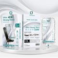 iPhone 17 Pro Max HD Tempered Glass Screen Protector with Automatic Dust Removal Tool - 9H