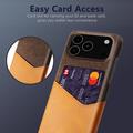 iPhone 17 Pro Max/18 Pro Max KSQ Case with Card Pocket - Orange