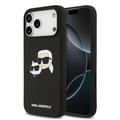 iPhone 17 Pro Max Karl Lagerfeld Double Heads Liquid Silicone MagSafe Case