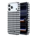 iPhone 17 Pro Max Karl Lagerfeld Houndstooth Resin Plate Case - MagSafe Compatible