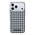 iPhone 17 Pro Max Karl Lagerfeld Houndstooth Resin Plate Case - MagSafe Compatible