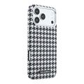 iPhone 17 Pro Max Karl Lagerfeld Houndstooth Resin Plate Case - MagSafe Compatible