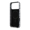 iPhone 17 Pro Max Karl Lagerfeld Houndstooth Resin Plate Case - MagSafe Compatible