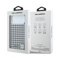 iPhone 17 Pro Max Karl Lagerfeld Houndstooth Resin Plate Case - MagSafe Compatible
