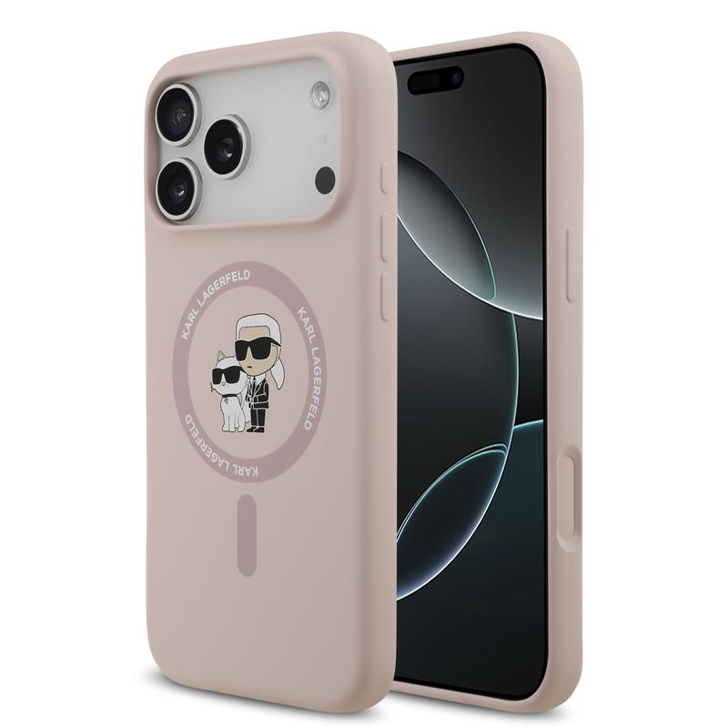 iPhone 17 Pro Max Karl Lagerfeld Karl and Choupette Liquid Silicone
