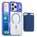 iPhone 17 Pro Max MagSafe Case with Card Holder - Sapphire / Transparent