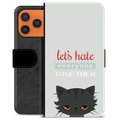 iPhone 17 Pro Max Premium Wallet Case - Angry Cat