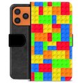 iPhone 17 Pro Max Premium Wallet Case - Blocks