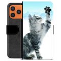 iPhone 17 Pro Max Premium Wallet Case - Cat