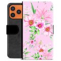 iPhone 17 Pro Max Premium Wallet Case - Watercolor Flowers