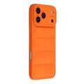 iPhone 17 Pro Max Puffer Jacket Shockproof TPU Case - Orange