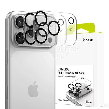 iPhone 17 Pro Max Ringke Full Cover Camera Lens Protector - 2 Pcs. - Black / Clear
