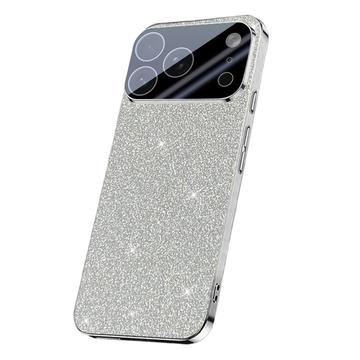 iPhone 17 Pro Max Sparkling Glitter Hybrid Case - Silver