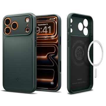 iPhone 17 Pro Max Spigen Thin Fit Mag MagSafe Case - Abyss Green