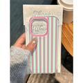 iPhone 17 Pro Max Stripe Pattern Hybrid Case - Pink