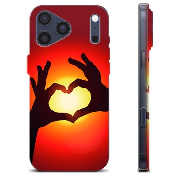 iPhone 17 Pro Max TPU Case - Heart Silhouette