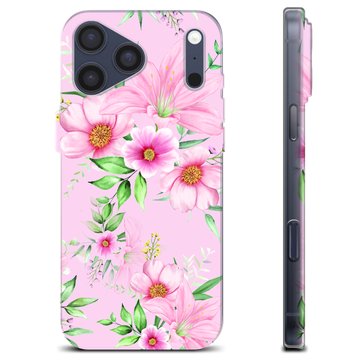 iPhone 17 Pro Max TPU Case - Watercolor Flowers