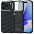 iPhone 17 Pro Max Tech-Protect Ion Carbon Plastic Case - MagSafe Compatible - Black / Silver