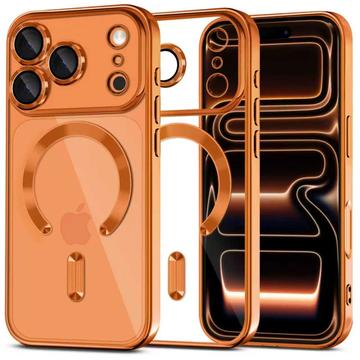 iPhone 17 Pro Max Tech-Protect MagFlex Case - MagSafe Compatible - Clear / Cosmic Orange
