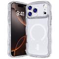 iPhone 17 Pro Max Wave-Edge Laser Glitter MagSafe Case