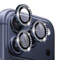 iPhone 17 Pro/17 Pro Max Northjo Rhinestone Camera Lens Protector Set - Blue