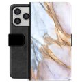 iPhone 17 Pro Premium Wallet Case - Elegant Marble