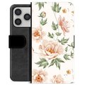 iPhone 17 Pro Premium Wallet Case - Floral