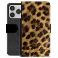 iPhone 17 Pro Premium Wallet Case - Leopard