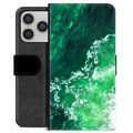 iPhone 17 Pro Premium Wallet Case - Waves