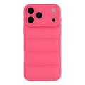 iPhone 17 Pro Puffer Jacket Shockproof TPU Case - Hot Pink