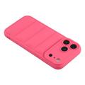 iPhone 17 Pro Puffer Jacket Shockproof TPU Case - Hot Pink