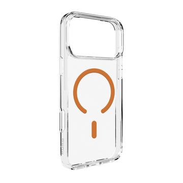 iPhone 17 Pro Puro Lite Mag Hybrid Case - Orange / Transparent