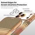 iPhone 17 Pro Stylish Magnetic Flip Case with RFID Card Slots - Brown