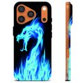 iPhone 17 Pro TPU Case - Blue Fire Dragon