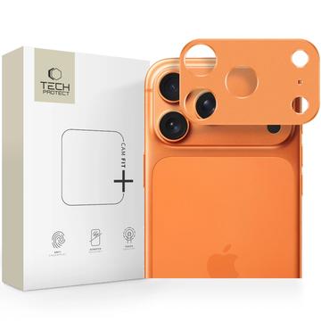 iPhone 17 Pro Tech-Protect Camalloy Fit+ Aluminum Camera Protector - Cosmic Orange