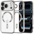 iPhone 17 Pro Tech-Protect MagFlex Case - MagSafe Compatible - Clear / Silver