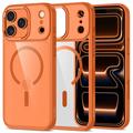 iPhone 17 Pro Tech-Protect Magmat Case - MagSafe Compatible - Orange / Clear
