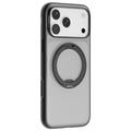 iPhone 17 Pro Torras O Fitness Case with 360 Kickstand - MagSafe Compatible - Black
