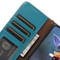 iPhone 17 Pro/18 Pro Wallet Leather Case with RFID - Blue