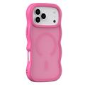 iPhone 17 Pro Wave-Edge Magnetic Hybrid Case - Hot Pink