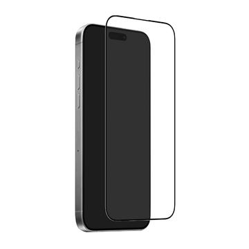 iPhone 17 Puro Frame Tempered Glass Screen Protector - 9H - Black Edge