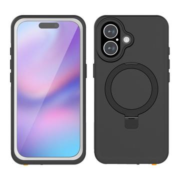 iPhone 17 Redpepper IP68 MagSafe Waterproof Case with Kickstand - Black
