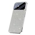 iPhone 17 Sparkling Glitter Hybrid Case - Silver